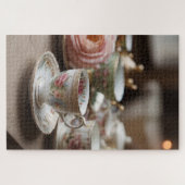 Vintages Elegantes Teacup Puzzle (Horizontal)