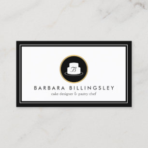 Vintages Emblem-Logo-Bäckerei III Visitenkarte