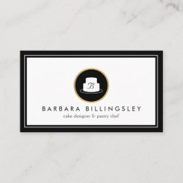 Vintages Emblem-Logo-Bäckerei III Visitenkarte