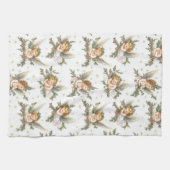 Vintages Engelmuster Geschirrtuch (Horizontal)