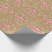 Vintages Engelsmodell Geschenkpapier (Ecke)