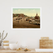 Vintages England, Einfahrt Bournemouth Pier, Dorse Poster (Küche)