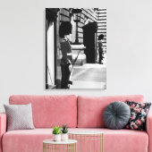 Vintages England - Eintritt in Buckingham Leinwanddruck (Insitu (Wohnzimmer))