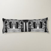 Vintages England - Eintritt in Buckingham Seitenschläferkissen (Rückseite)