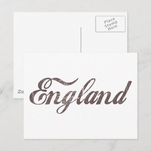 Vintages England Postkarte (Vorne/Hinten)