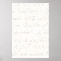 Vintages englisches Script-Parchment-Papier für El