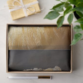 Vintages Entbeinen im Blumenzinnenton Seidenpapier (Geschenk)