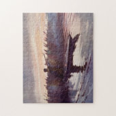 Vintages Enten-Jägersportsman-Boots-Puzzle Puzzle (Vertikal)