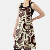 Vintages Enten- und Gänsemuster Schürze (InSitu)