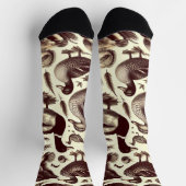 Vintages Enten- und Gänsemuster Socken (Oben)