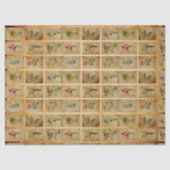 Vintages Entfärbungspapier Seidenpapier (Vorderseite)