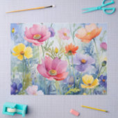 Vintages Entfärbungspapier Seidenpapier (Basteln)