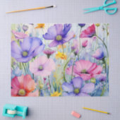 Vintages Entfärbungspapier Seidenpapier (Basteln)