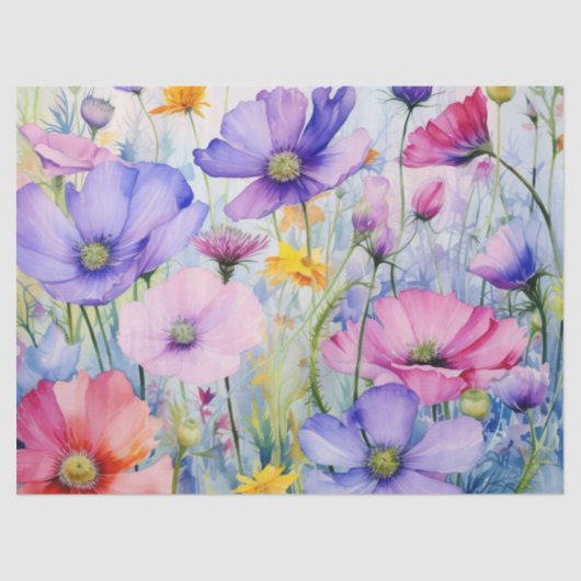 Vintages Entfärbungspapier Seidenpapier (Vorderseite)