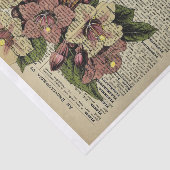 Vintages Entpackpapier Seidenpapier (Ausschnitt)