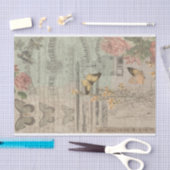 Vintages Ephemera & Butterfly-Shabby Chic Seidenpapier (Handwerk)