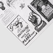 Vintages Ephemera Decoupage Collage Paper Seidenpapier (Ausschnitt)