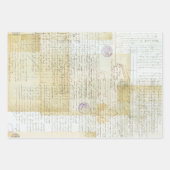 Vintages Ephemera Decoupage/Wrap Sheet Set Geschenkpapier Set (Vorderseite 2)