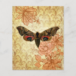 Vintages Ephemera Moth & Blume Scrapbook
