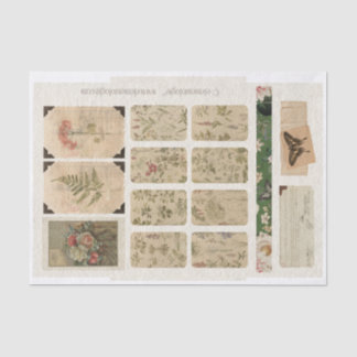 Vintages Ephemera Nr. 2 Tissue Paper Seidenpapier