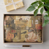 Vintages Ephemerapier Seidenpapier (Geschenk)