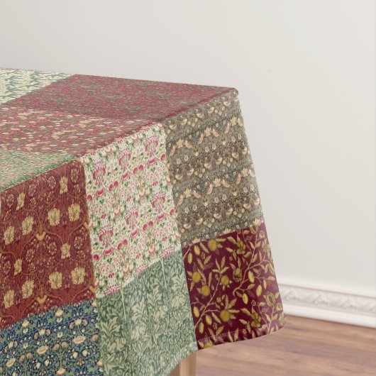 Vintages Erbpatchwork-Geschirr Tischdecke (Beispiel)