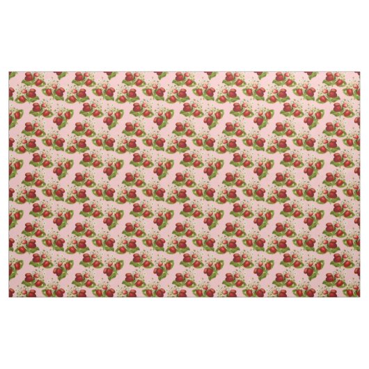 Vintages Erdbeergewebe Stoff (Fat Quarter (45,7 x 55,9 cm))