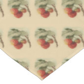 Vintages Erdbeermuster Tischdecke (Schrägansicht)