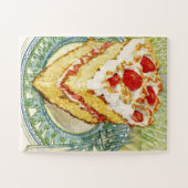 Vintages Erdbeerschicht-Puzzle Puzzle (Horizontal)