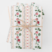 Vintages Erdbeerwallpaper - Greta Geschenkpapier Set (Beispiel)
