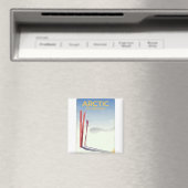Vintages Erlebnisposter für Arktis Magnet (In Situ (Geschirrspüler))