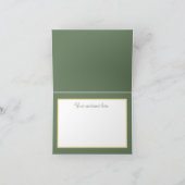 Vintages Erntedank-Gedicht Karte (Innenseite)