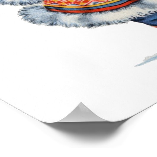 Vintages Eskimo Poster (Ecke)