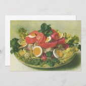 Vintages Essen, Bio, gemischtes, grünes Meshsalat (Vorne/Hinten)