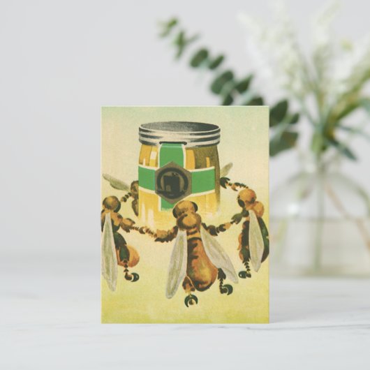 Vintages Essen, Bio Honigbienen, Tanzjar (Stehend Vorderseite)