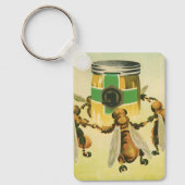 Vintages Essen, Bio Honigbienen, Tanzjar Schlüsselanhänger (Vorderseite)