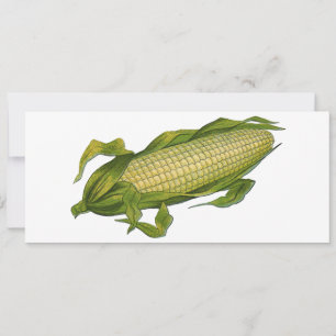 Vintages Essen, gesunde Gemüse, Mais auf dem Cob