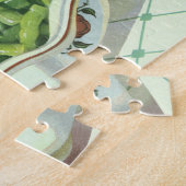 Vintages Essen, grüne Bean Casserole mit Butter Puzzle (Seite)