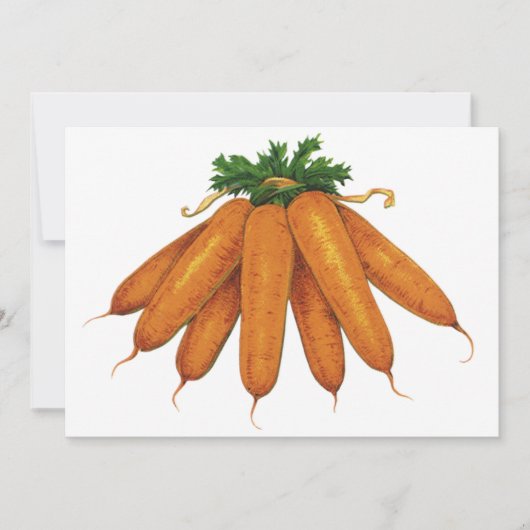 Vintages Essen, Haufen Bio Karotten Gemüse (Vorderseite)