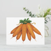 Vintages Essen, Haufen Bio Karotten Gemüse (Stehend Vorderseite)