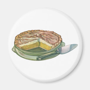 Vintages Essen, Lemon Meringue Pie Dessert Magnet