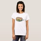 Vintages Essen, Lemon Meringue Pie Dessert T-Shirt (Vorne ganz)