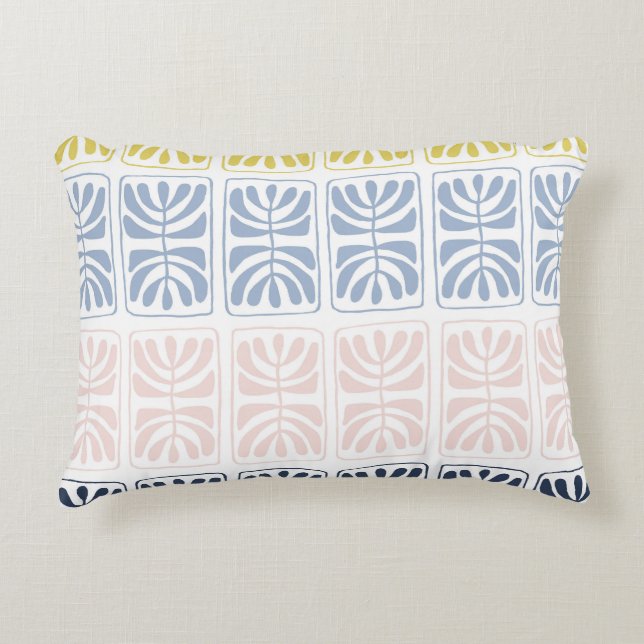 Vintages Ethnic: Nahtloses künstlerisches Design Dekokissen (Vorderseite)