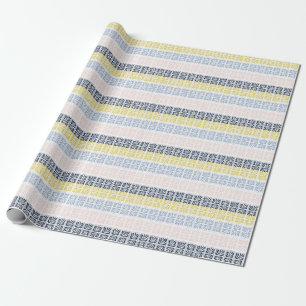 Vintages Ethnic: Nahtloses künstlerisches Design Geschenkpapier