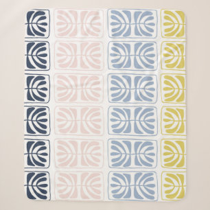 Vintages Ethnic: Nahtloses künstlerisches Design Sherpadecke