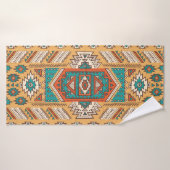 Vintages, ethnisch nahtloses Illustrationsmuster Badehandtuch (Badehandtuch)