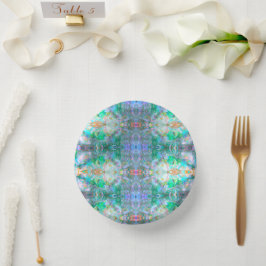 Vintages ethnisches Muster - Romantischer Boho Chi Pappteller