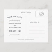 VINTAGES ETIKETT | Ankündigung Datum freihalten (Rückseite)