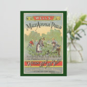 Vintages Etikett Art, Wells Mai Appillen (Stehend Vorderseite)