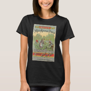 Vintages Etikett Art, Wells Mai Appillen T-Shirt
